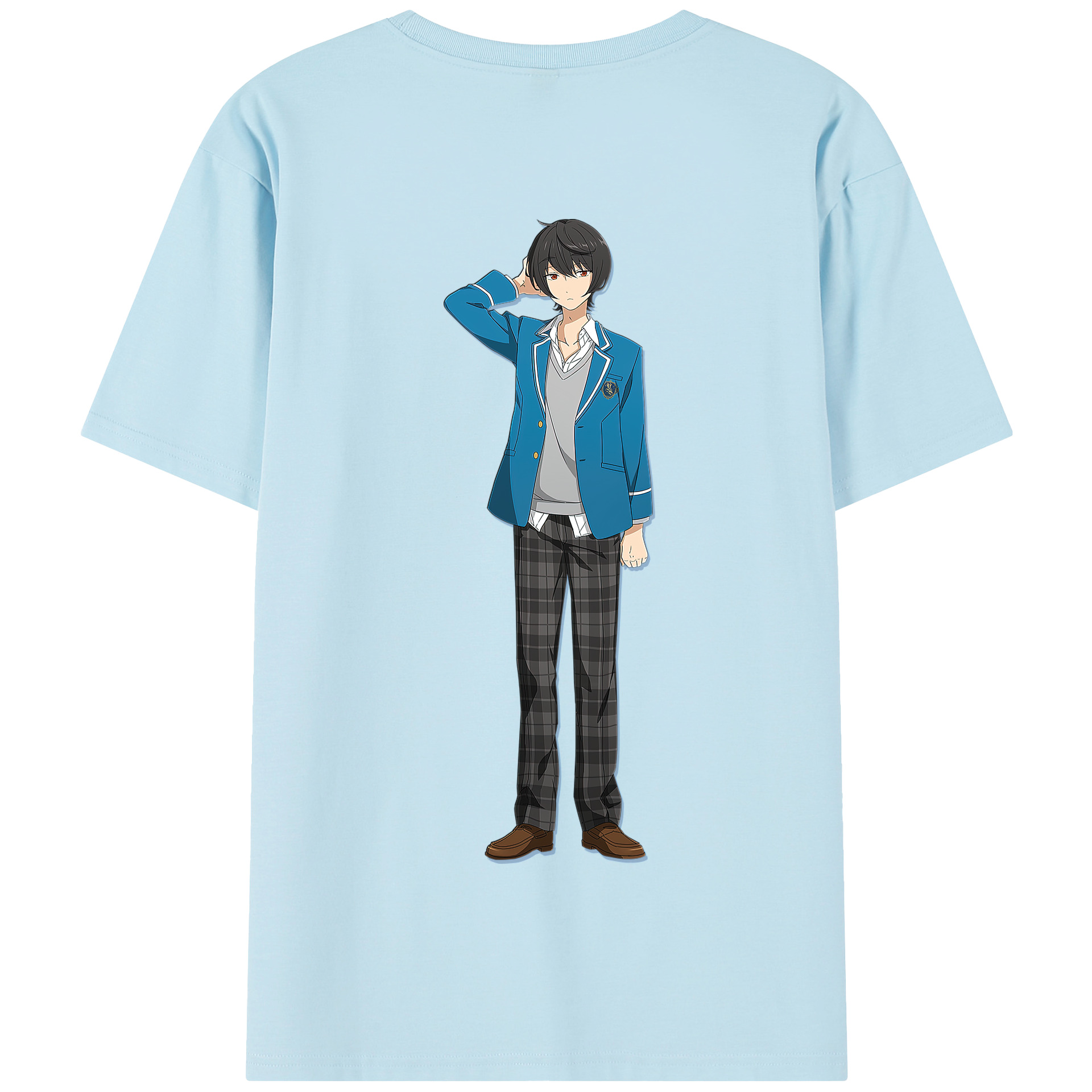 （画像用） あんさんぶるスターズ! Ensemble Stars 綿100％半袖Tシャツ（背面プリント）